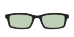 The Black With Sage Green Lens