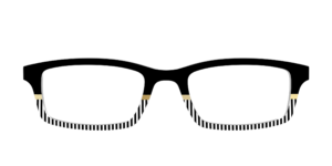 The Chic Stripes Crystal with Gold Foil