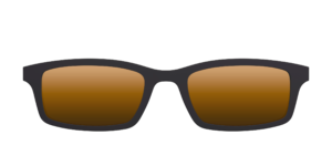The Polarized Gold Reflective Sun Top