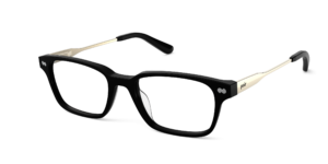 The Finley - Black Acetate Gold Metal