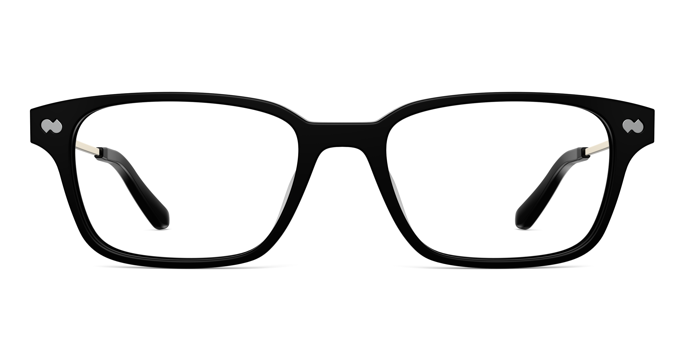 The Finley - Black Acetate Gold Metal - Image 2