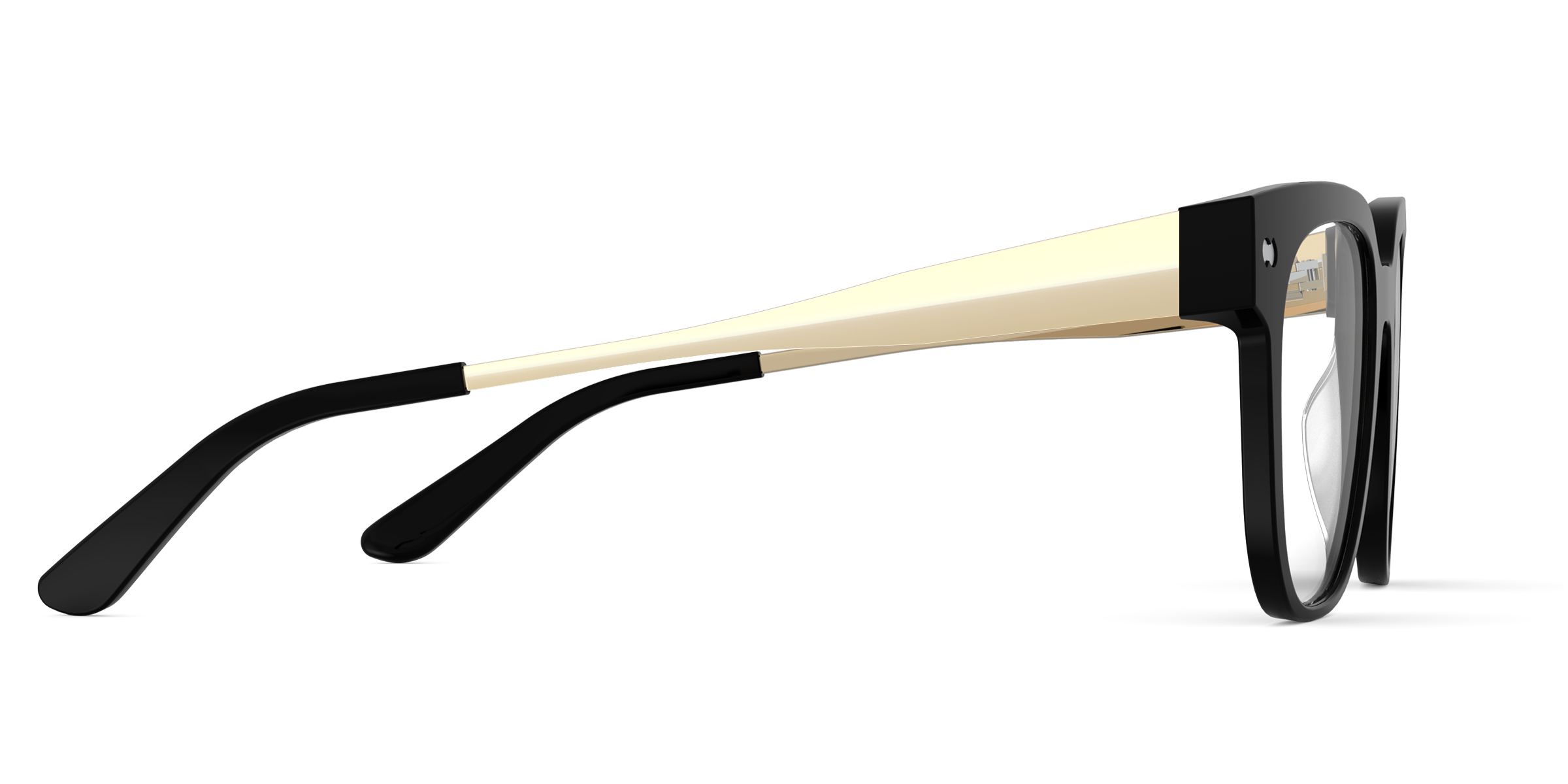 The Murphy - Black Acetate Gold Metal - Image 3