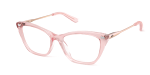 The Wanda - Pink Clear Acetate Rose Gold Metal