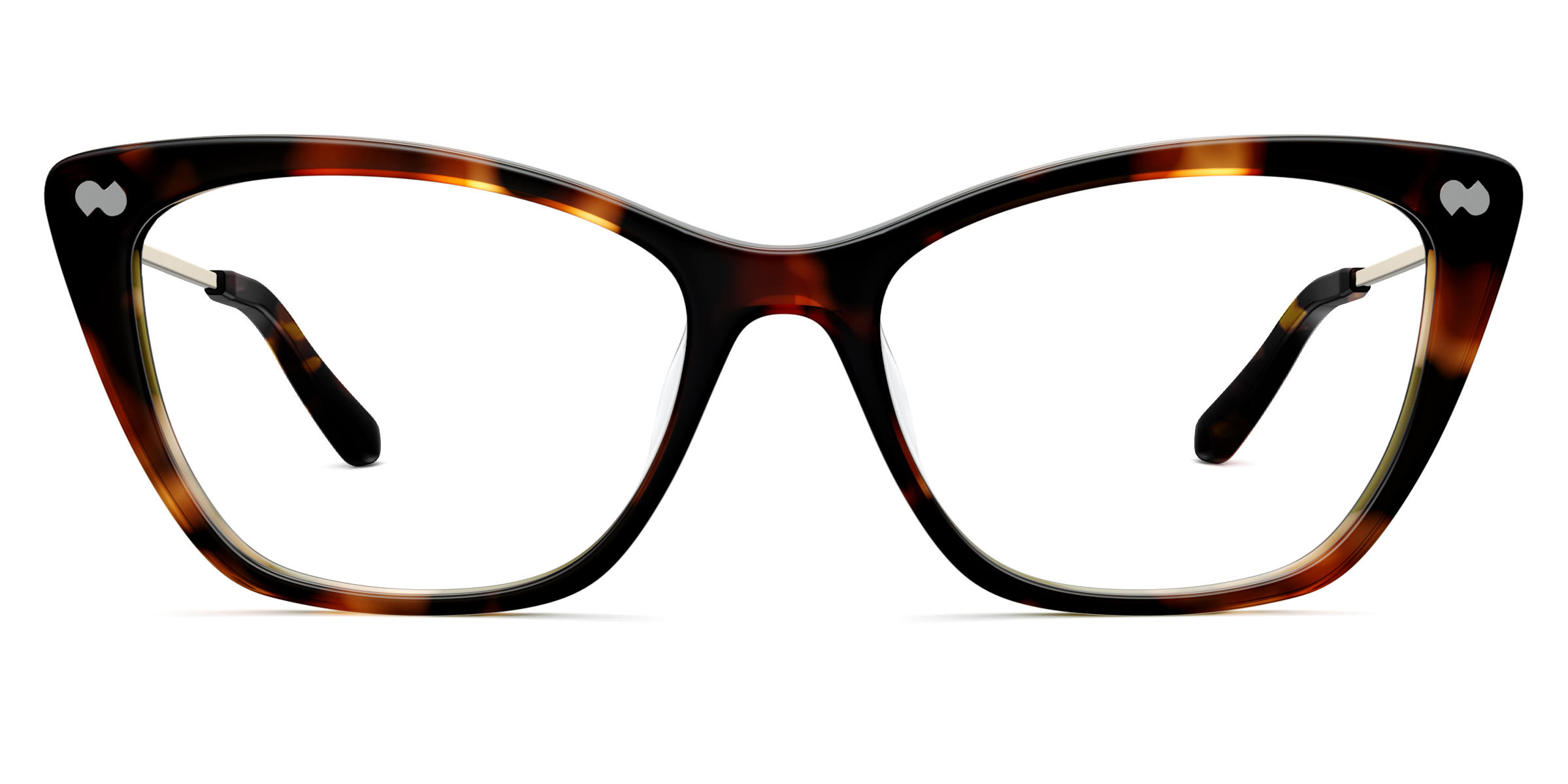 The Wanda - Tortoise Acetate Gold Metal - Image 2