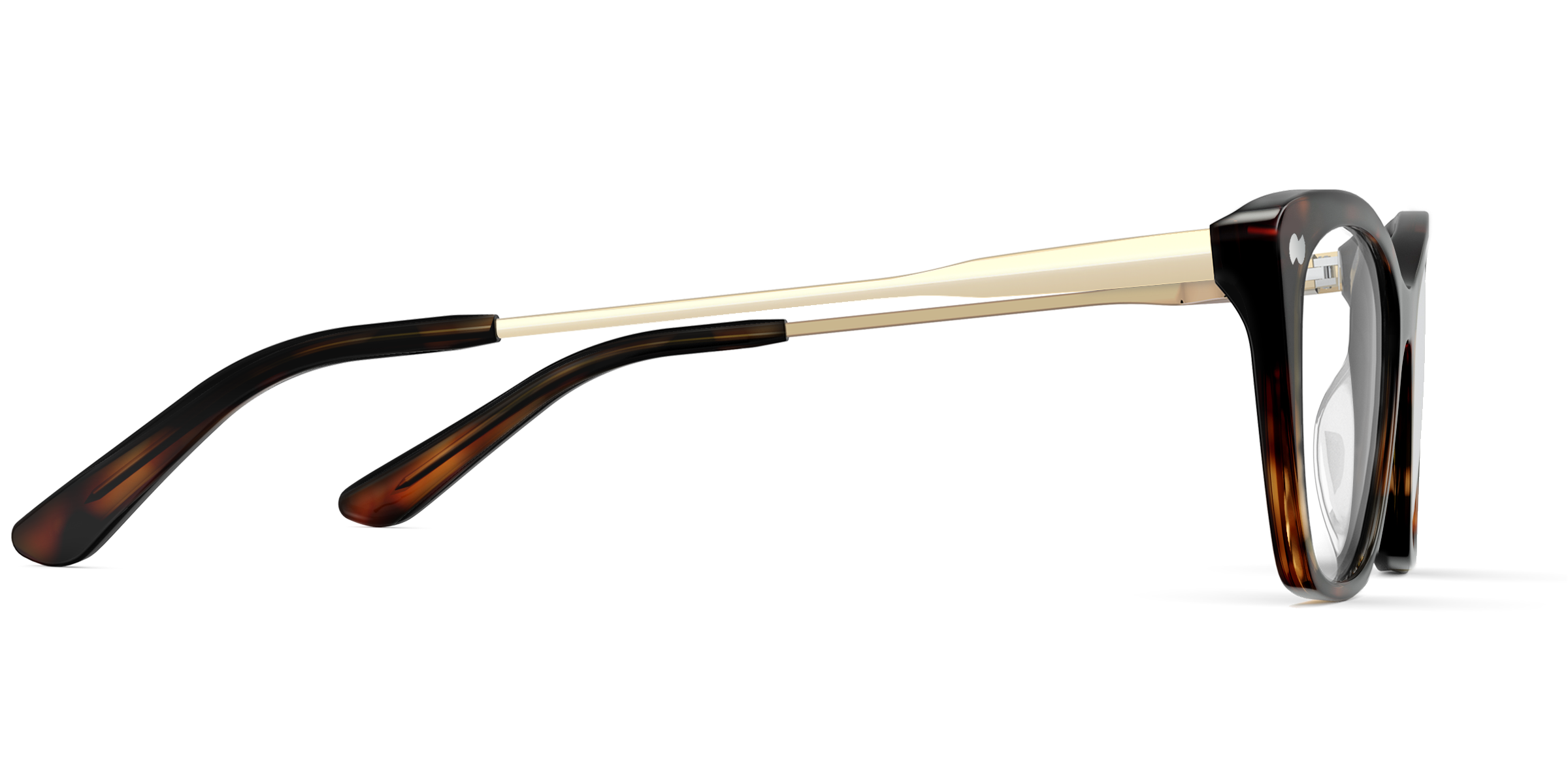 The Wanda - Tortoise Acetate Gold Metal - Image 3