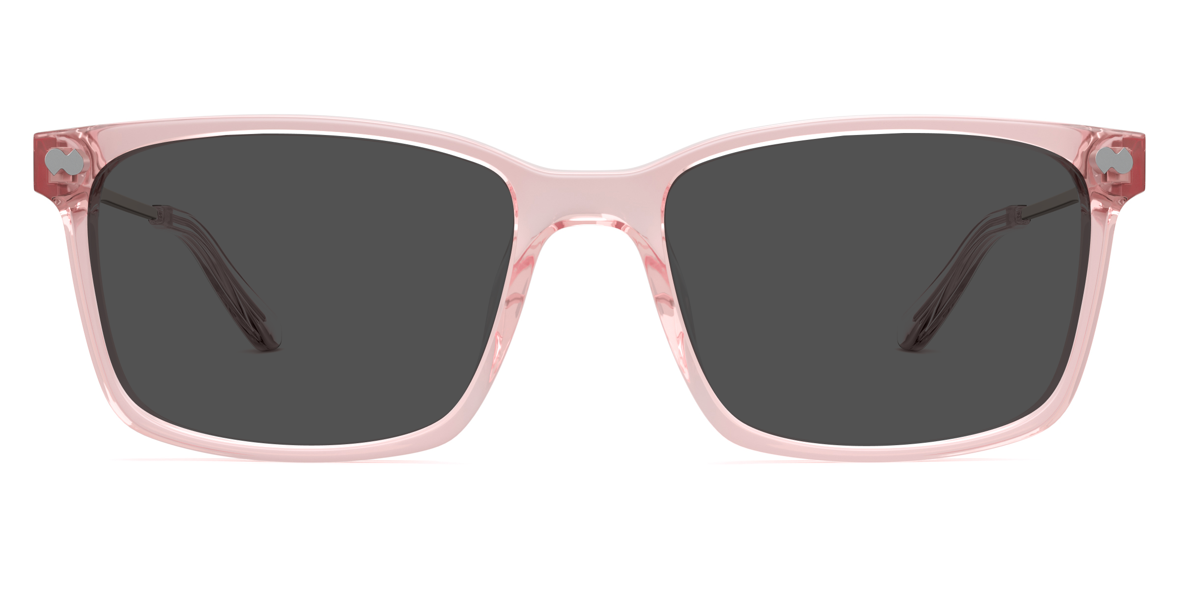The Kirby - Pink Clear Acetate Rose Gold Metal Sun - Image 3