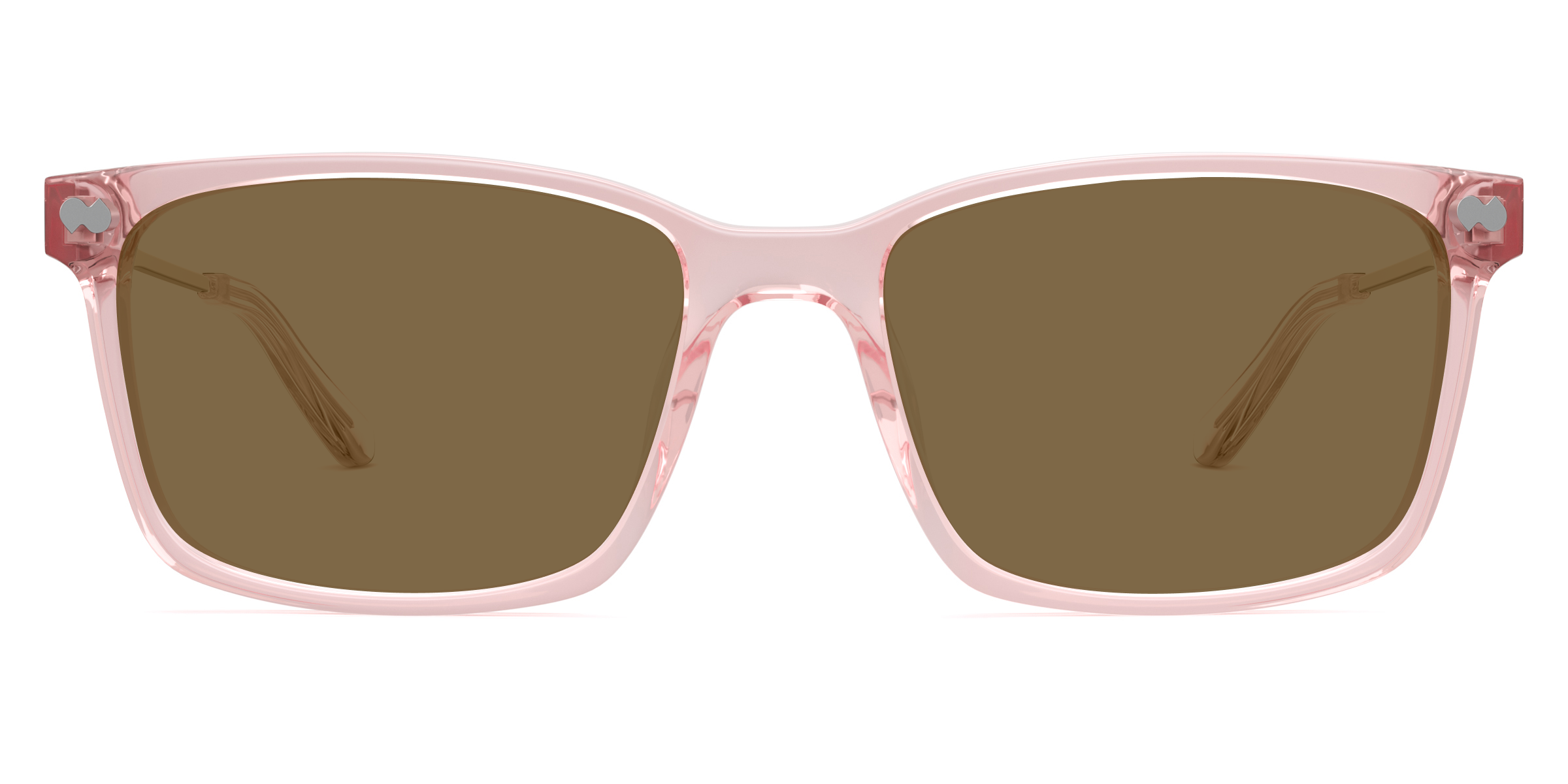 The Kirby - Pink Clear Acetate Rose Gold Metal Sun - Image 4