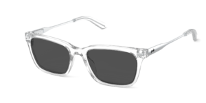 The Larkin - Crystal Clear Acetate Silver Metal Sun