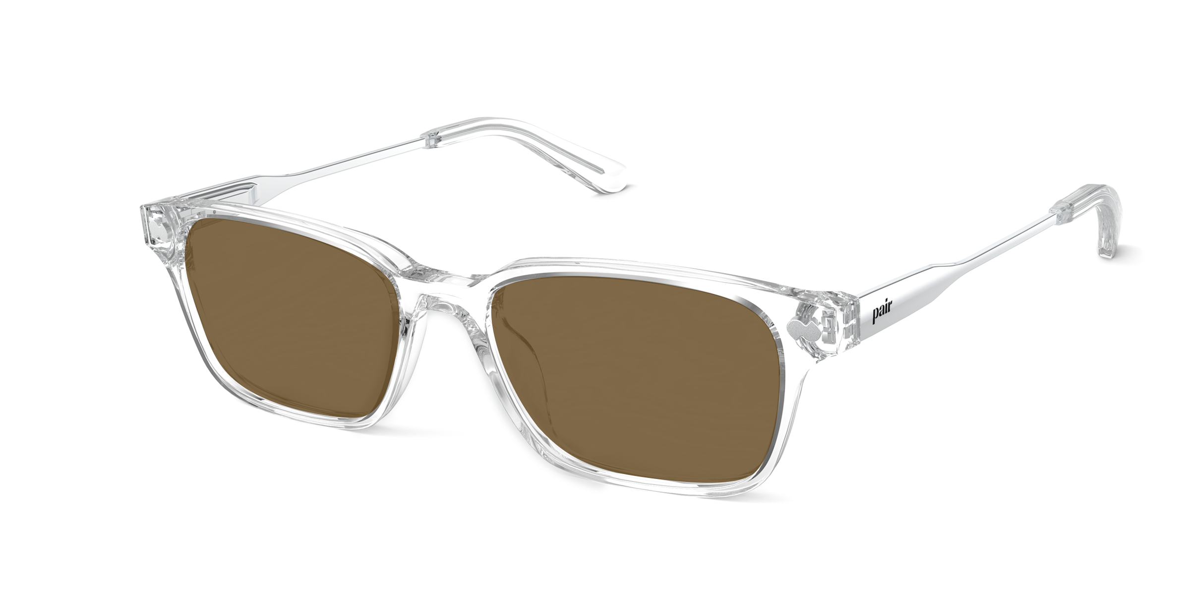 The Finley - Crystal Clear Acetate Silver Metal Sun - Image 2