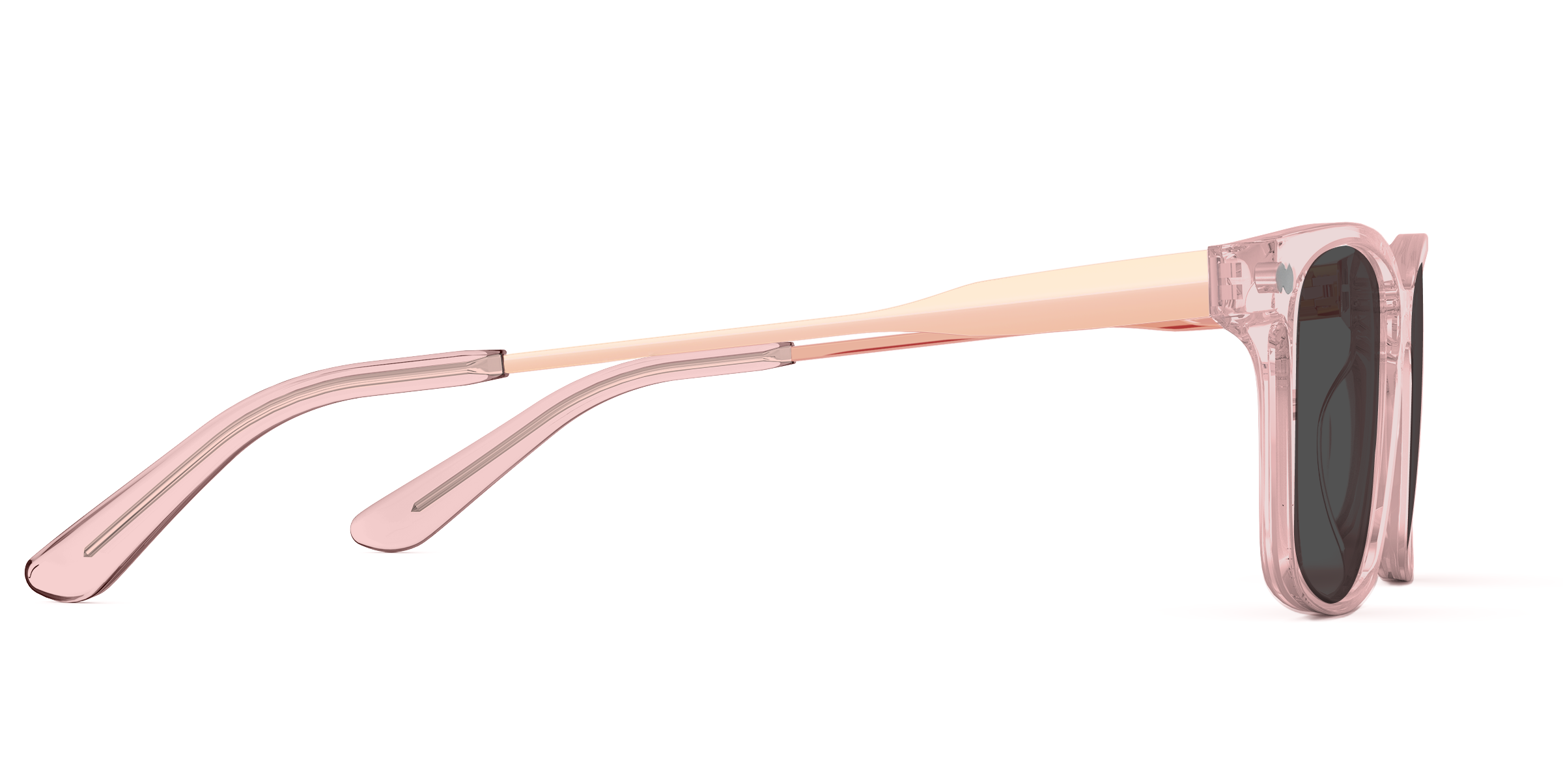 The Kirby - Pink Clear Acetate Rose Gold Metal Sun - Image 5