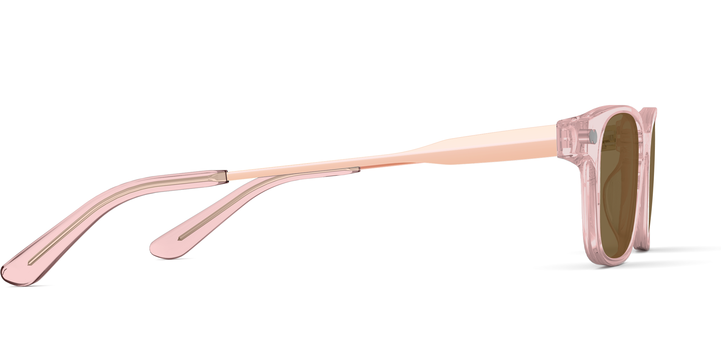 The Finley - Pink Clear Acetate Rose Gold Metal Sun - Image 6