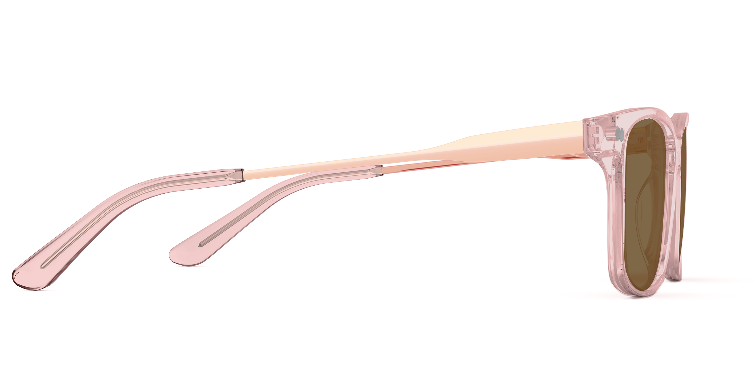 The Kirby - Pink Clear Acetate Rose Gold Metal Sun - Image 6