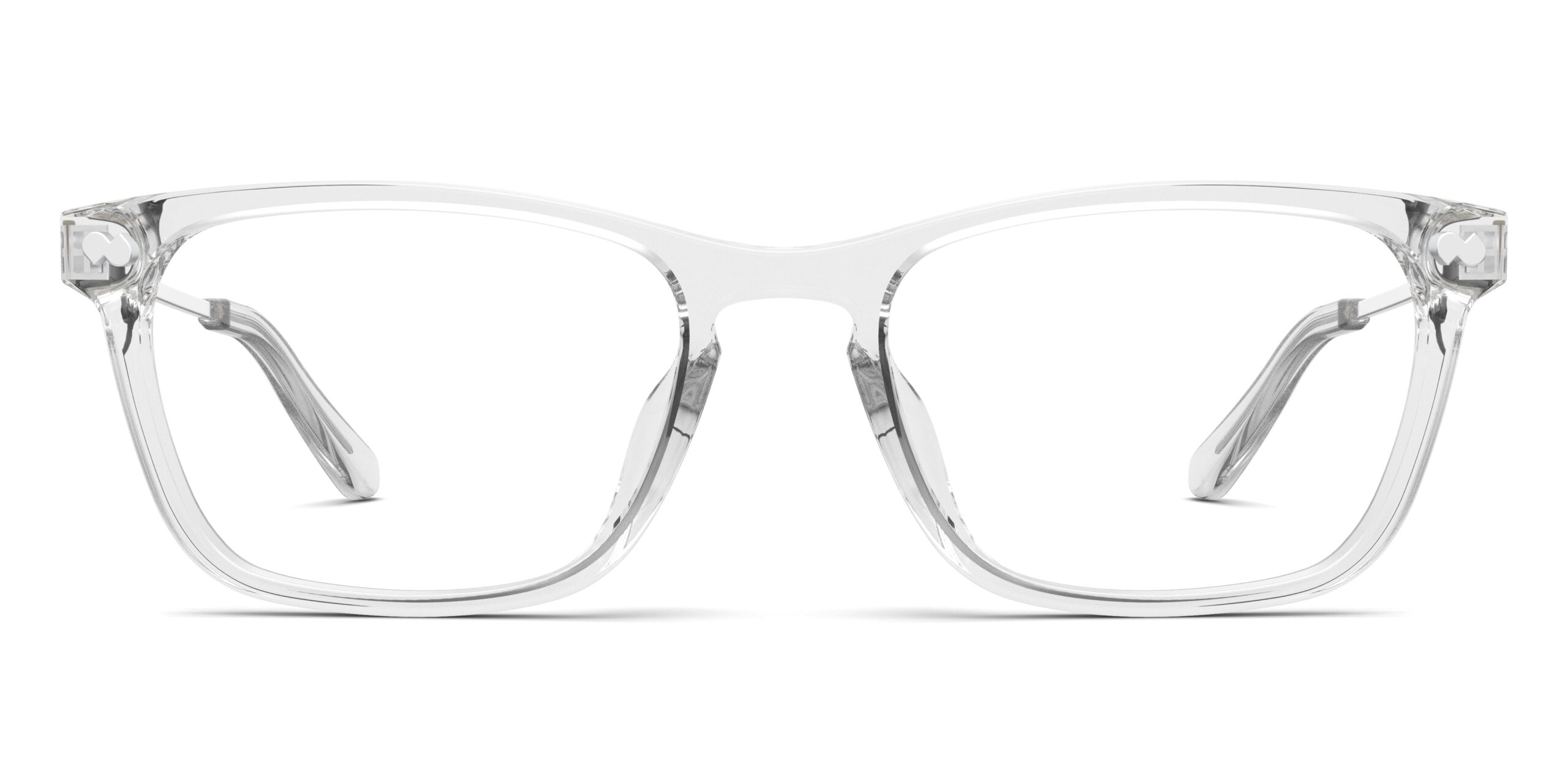 The Casper - Crystal Clear Acetate Silver Metal - Image 2