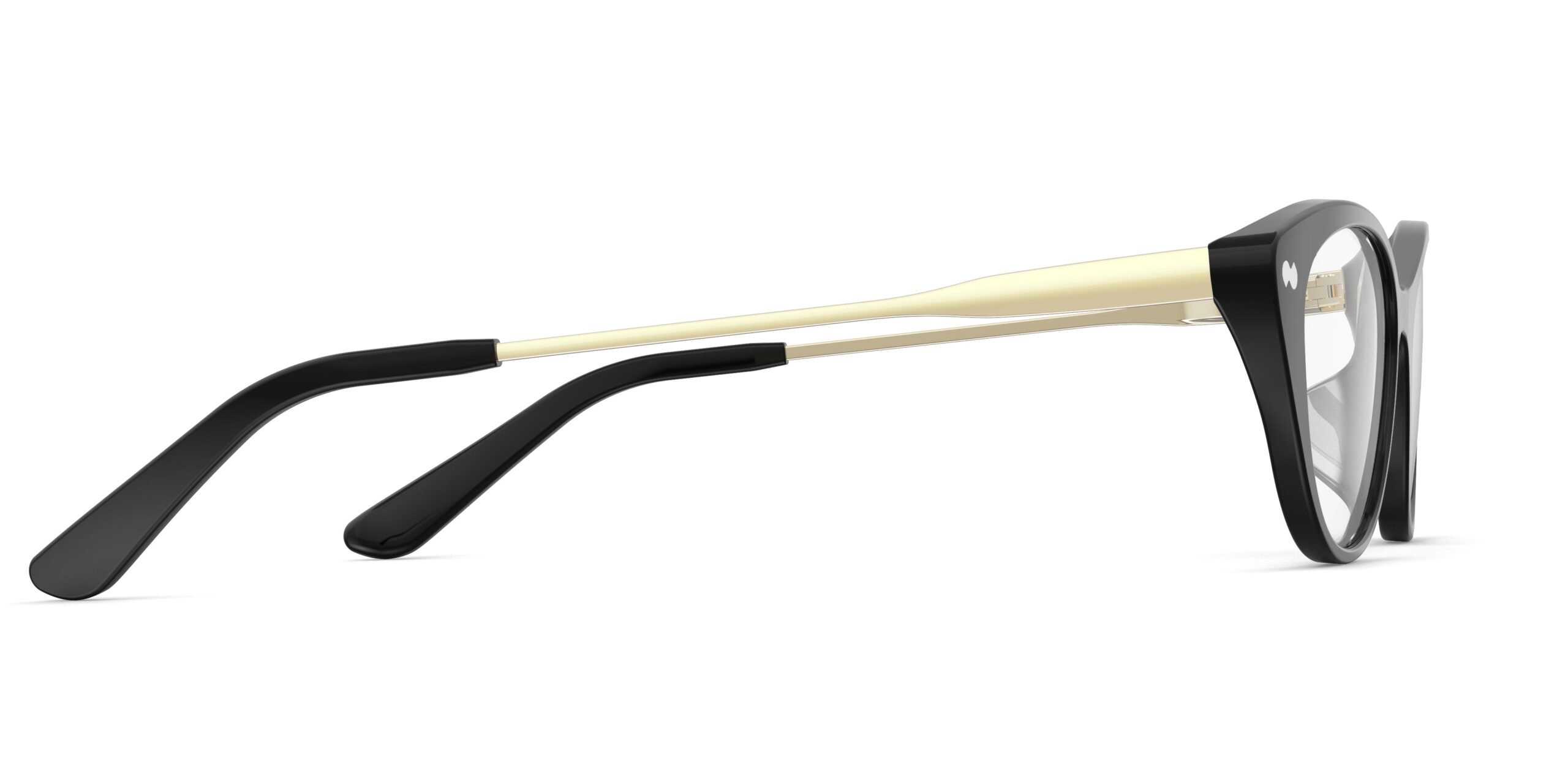 The ella - Black Acetate Gold Metal - Image 3