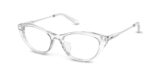 The ella - Crystal Clear Acetate Silver Metal