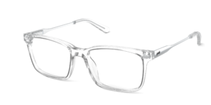 The Kirby - Crystal Clear Acetate Silver Metal