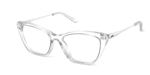 The Wanda - Crystal Clear Acetate Silver Metal